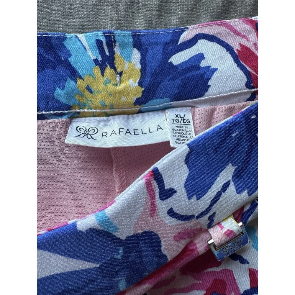 Rafaella Floral Skort XL Tropical Bright Golf Preppy Summer Stretch‎
